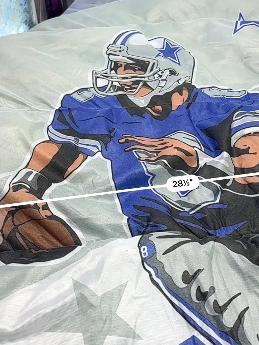 NFL Dallas Cowboys Vintage 1992 Troy Aikman Sleeping Bag 64x86 inches Collector